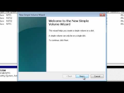 how to partition and un-partition a hard drive (Vista/7/XP)