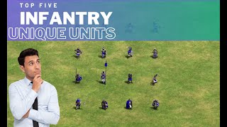 Top 5 Infantry Unique Units | Age of Empires 2