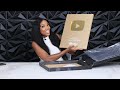 1 Million Subscribers Gold Play Button Award Unboxing