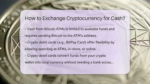 How to Exchange Cryptocurrency for Cash? - CryptoBasics360.com