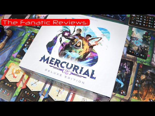 The Fanatic Reviews: Mercurial - a fantasty-themed drafting and dice manipulation game by Hyperlixir class=