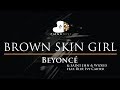 BROWN SKIN GIRL Beyoncé, SAINt JHN & Wizkid feat. Blue Ivy Carter - Piano Karaoke