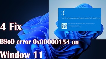 BSoD error 0x00000154 How to Fix It On Windows 11