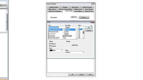 MeasureSquare tutorial: System settings (fonts and color tab)