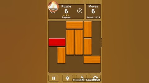 Unblock Me FREE Beginner level 6