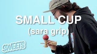 How to SMALL CUP (Sara Grip) - Kendama Trick Tutorial - Sweets Kendamas