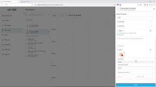 Schedule Overview || How to setup, create, manage and complete schedule in day to day operation.