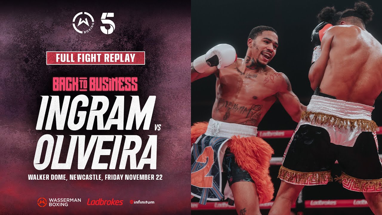 FULL FIGHT: J'Hon Ingram vs Jonatas Rodrigo Gomes de Oliviera | Wasserman Boxing