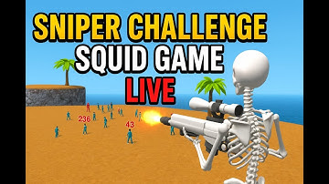 K Sniper Challenge 3d game live #live #gaming #squidgame