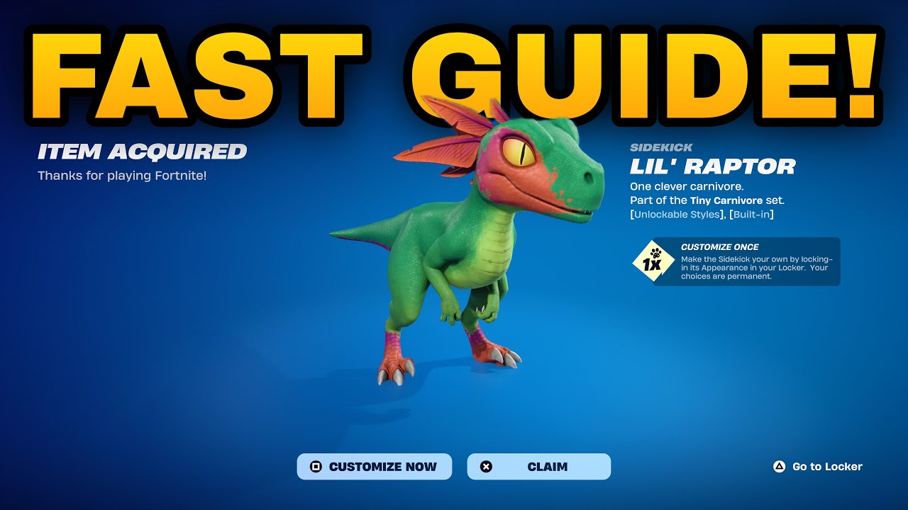 Lil Raptor How To COMPLETE ALL LIL RAPTOR SIDEKICK REWARDS QUESTS CHALLENGES in ...