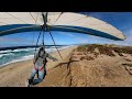 Different launch strategy hang gliding at Marina beach