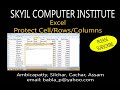ADVANCE EXCEL - PROTECT PARTICULAR CELL /ROW/ COLUMN BY PASSWORD - HINDI