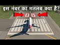 What are the numbers on airport runways?