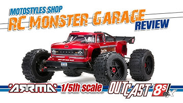 REVIEW:  1/5th Scale OUTCAST 4X4 8S BLX Stunt Truck RTR