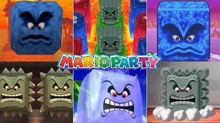 Evolution Of Thwomp Minigames In Mario Party Games [1998-2018]