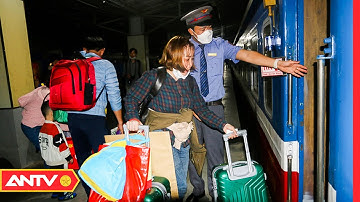 Tiễn công nhân về quê đón Tết trên “Chuyến tàu mùa xuân” | Tin tức 24h mới nhất | ANTV