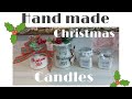 CHRISTMAS CRAFTS 2021 - HOW TO MAKE & DECORATE YOUR OWN CANDLES - SOY WAX