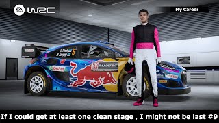 If I could get at least one clean stage , I might not be last #9 | My Career | EA Sports WRC | 2024