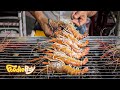 Amazing! Grilled Prawns in Bangkok Thailand