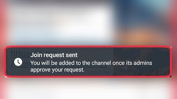 Telegram Join request sent Problem Solve
