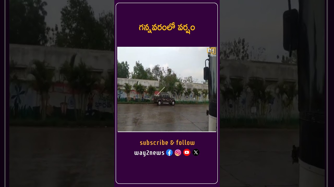 గన్నవరంలో వర్షం | Krishna | Andhra Pradesh | Way2news Telugu