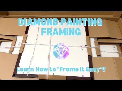 My completed diamond paintings! Where do you guys get your frames? : r/ diamondpainting