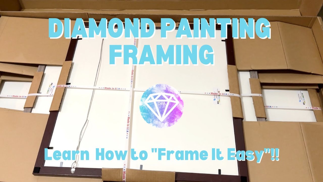 My completed diamond paintings! Where do you guys get your frames