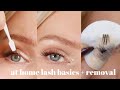 LASH TUTORIAL - application + removal ft. DARK SWAN of Denmark Secret lashes