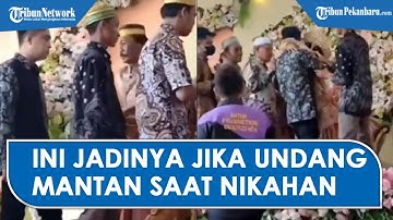 Pengantin Wanita Peluk Mantan Diatas Pelaminan, Tamu Undangan Histeris Hingga keluarga Panik