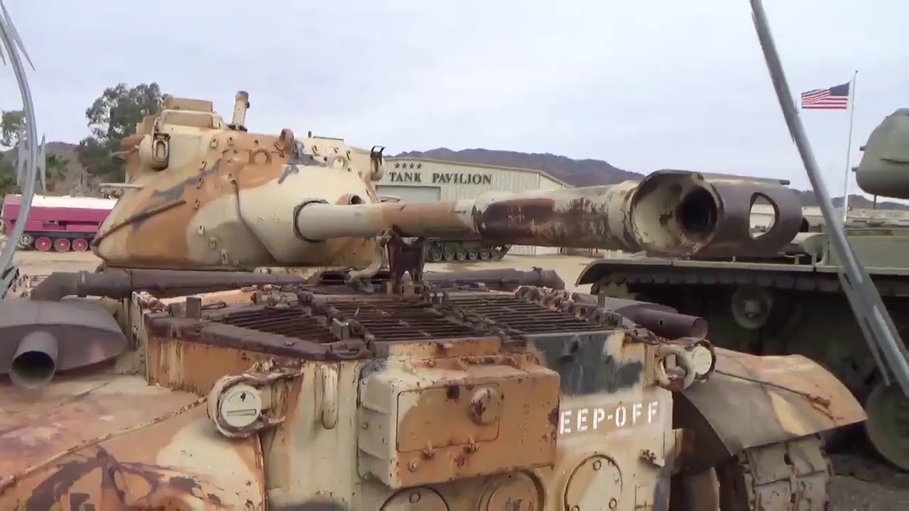 Matzner Tank Pavalion Museum California Military Attraction CA - YouTube