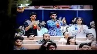 National award ceremony 2016.Receiving award for the Sanskrit film PRIYAMANASAM