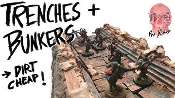 Build a battlefield without buying kits! Modular Trenches and Bunkers.