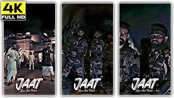 Jaat Khasa Aala Chahar Black Screen Whatsaap Status | Khasa Aala Chahar New Song Status | Jaat