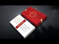 Jewelry Business Card Design | Photoshop Tutorials