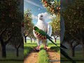 When a Pigeon Saved an Injured Parrot 🕊️💚 | Heart Touching Story #Shorts
