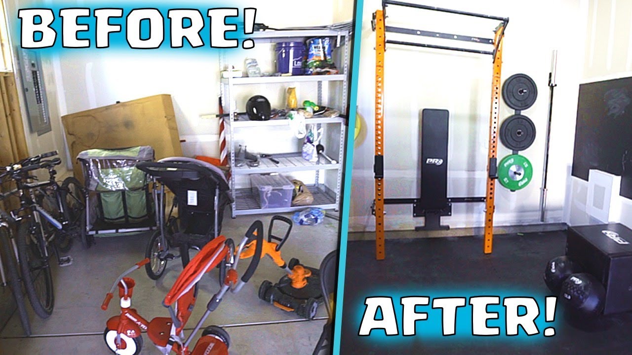 Transforming Our Garage Into A HOME GYM YouTube Transforming Our Garage Into A HOME GYM YouTube