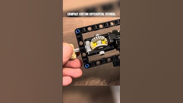LEGO Technic Compact Custom Differential Tutorial & Test