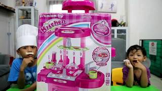 Unboxing Mainan Masakan yang Menyenangkan (Kitchen Set Toy)
