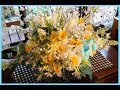 ~ DOLLAR TREE SPRING/ EASTER  CENTERPIECE - FLORIST SECRETS & PROFESSIONAL BOW~