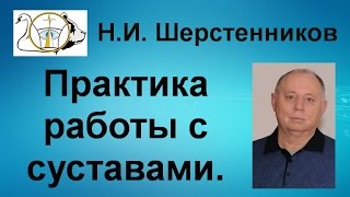 Шерстенников. Н.И. Шерстенников демонстрирует способ работы с суставами.