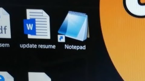 how to create notepad shortcut on desktop in windows 10 laptop