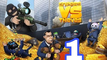Snipers vs Thieves Classic - Gameplay Walkthrough Part 1 (iOS, Android)