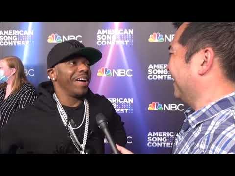 Sisqo Red Carpet Interview at American Song Contest 2022 Qualifiers