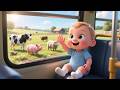 Beep Beep Farm Bus Ride 🚍🐄 Fun Farm Song for Kids | Animal & Travel Adventure