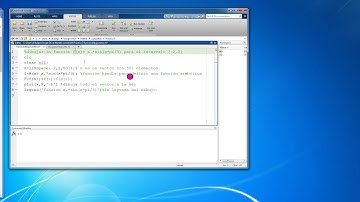 Cómo dibujar una función Handle en Matlab. Uso del comando plot
