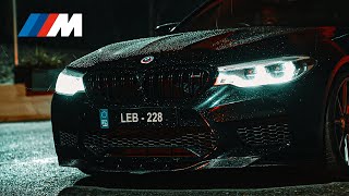 Bmw M5 F90 Compeion Rainy Night 4K