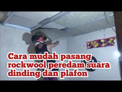 Cara mudah pasang peredam suara dinding dan plafon ruangan untuk studio musik karaoke