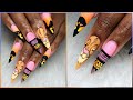 Watch Me Work | Lion King Inspired Nail Art Design | Après Gel X Long Stilettos Nails