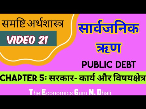 V-21 Chap 5 l सार्वजनिक ऋण l Public Debts