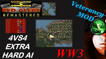 /Command & Conquer Red Alert Remastered/ (Skirmish) 4VS4 EXTRA HARD AI  I Seton´s Clutch I